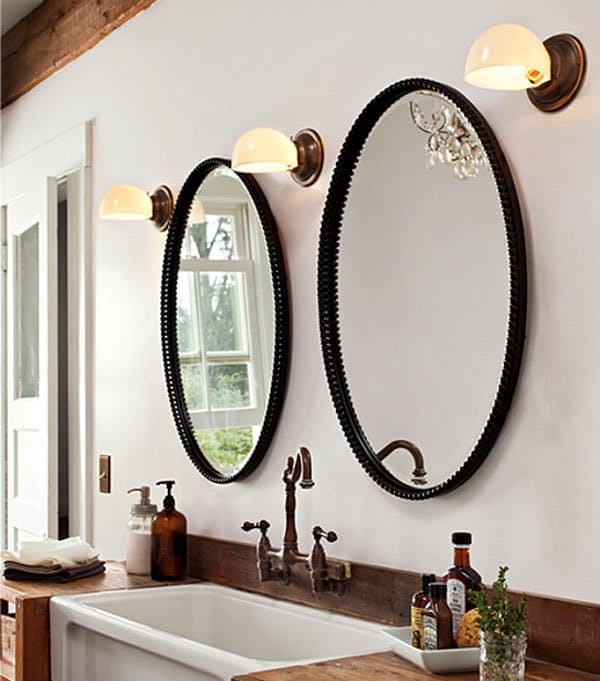 His-and-hers-mirrors8 Latest Trends: Best 27+ Bathroom Mirror Designs