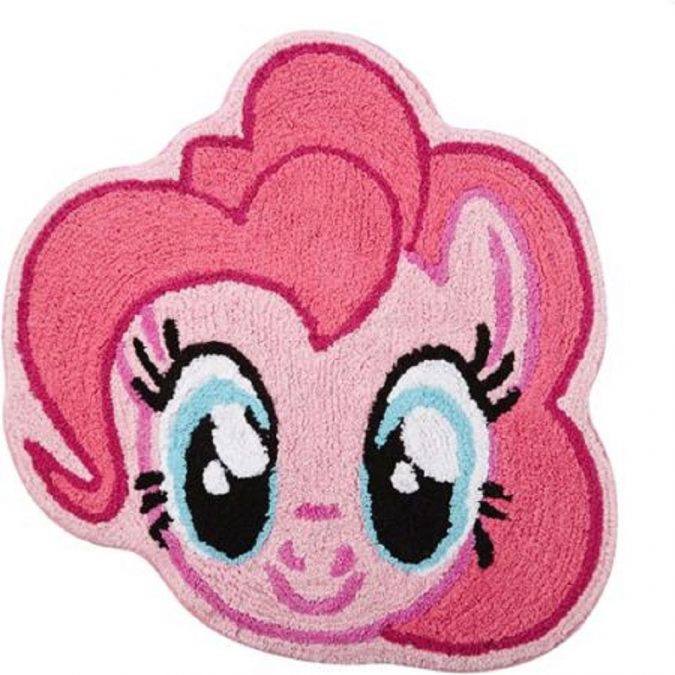 Pinky Pony bathroom rug2 25+ Cutest Kids Bathroom Rugs - 5