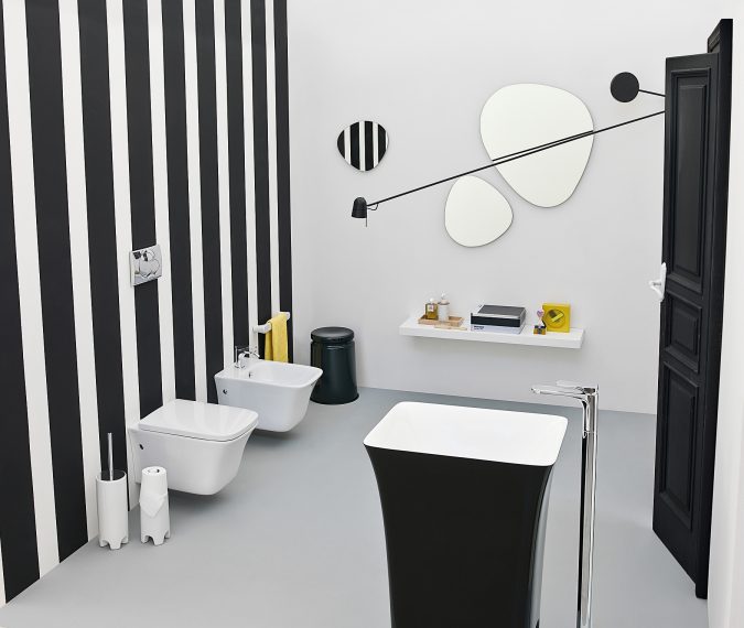 bathroom-with-coffe-cup-basin-675x570 Top 10 Modern Bathroom Sink Design Ideas