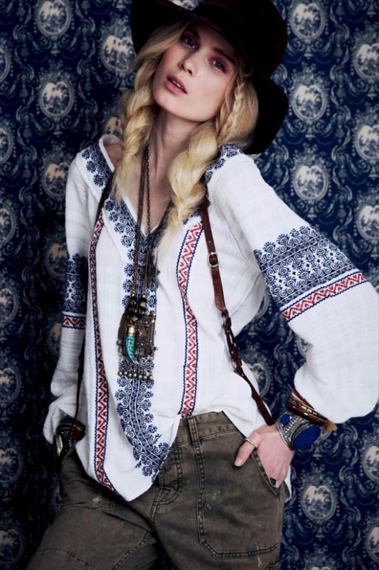 Bohemian style for those who like simple and casual styles 