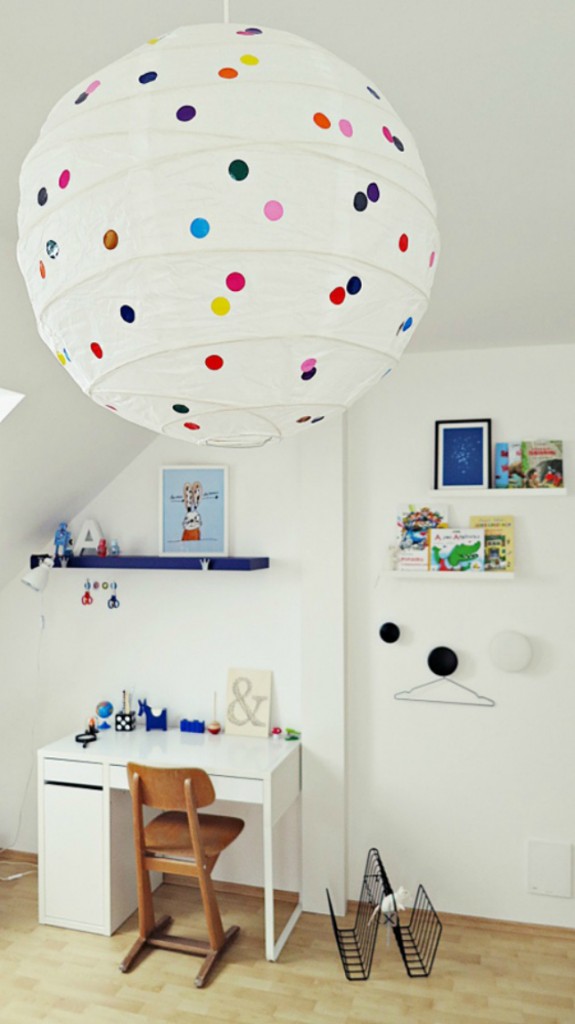 colorful-paper-lantern-lamp 20+ Best Ceiling Lamp Ideas for Kids’ Rooms in 2022
