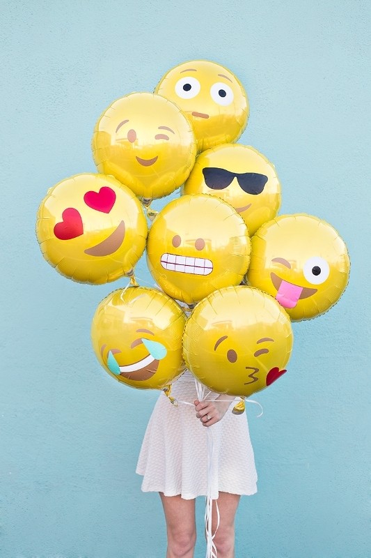 Lovely emoji balloons 