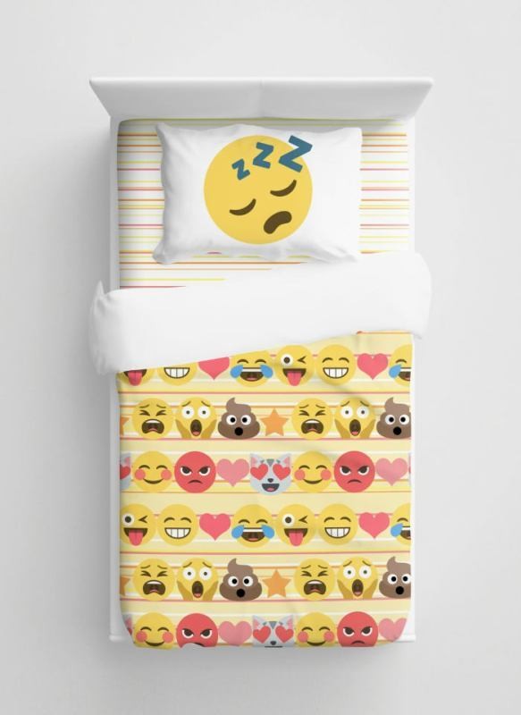 Dazzling emoji bedding 