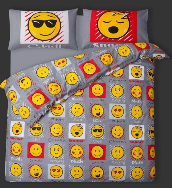 emoji-bedding 50 Affordable Gifts for Star Wars & Emoji Lovers