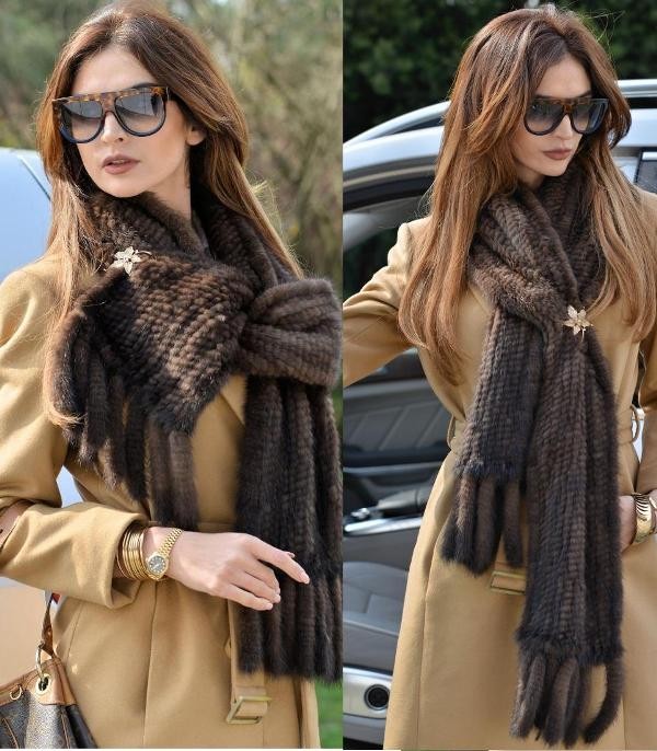fur-scarves-11 20+ Catchiest Scarf Trends for Women in 2020