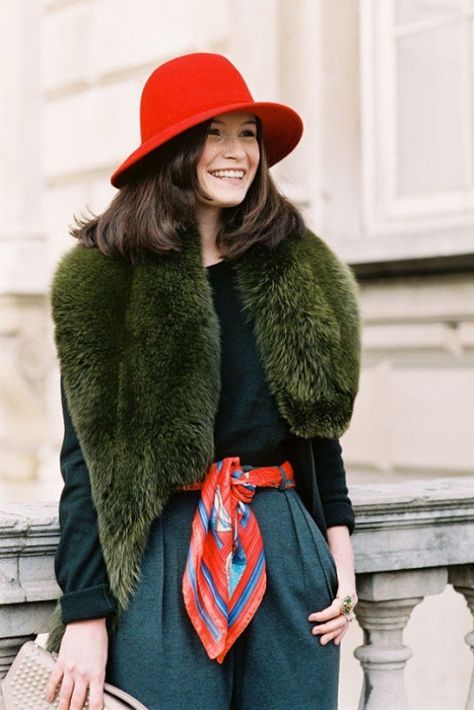 20+ Catchiest Scarf Trends for Women 23 fur-scarves-9