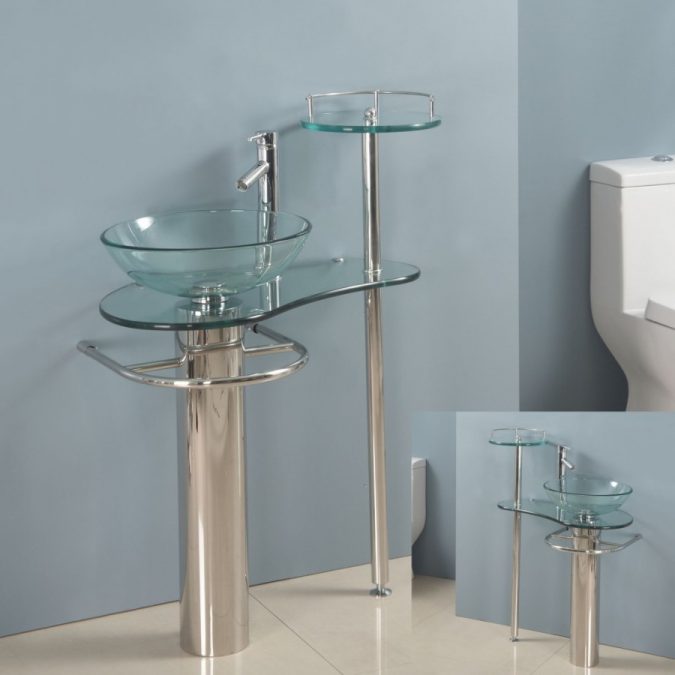 Top 10 Modern Bathroom Sink Design Ideas 4 glass bathroom sink Top 10 Modern Bathroom Sink Design Ideas - 4