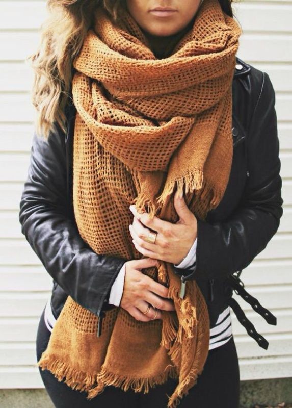 20+ Catchiest Scarf Trends for Women 80 long-scarves-15