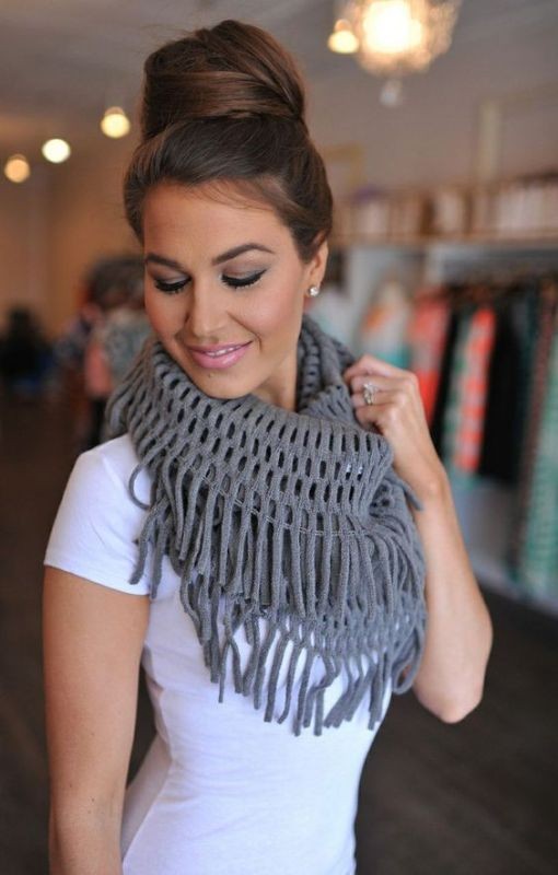 20+ Catchiest Scarf Trends for Women 102 scarf-trends-2017-1