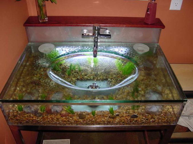 Top 10 Modern Bathroom Sink Design Ideas 5 sink aquarium Top 10 Modern Bathroom Sink Design Ideas - 5