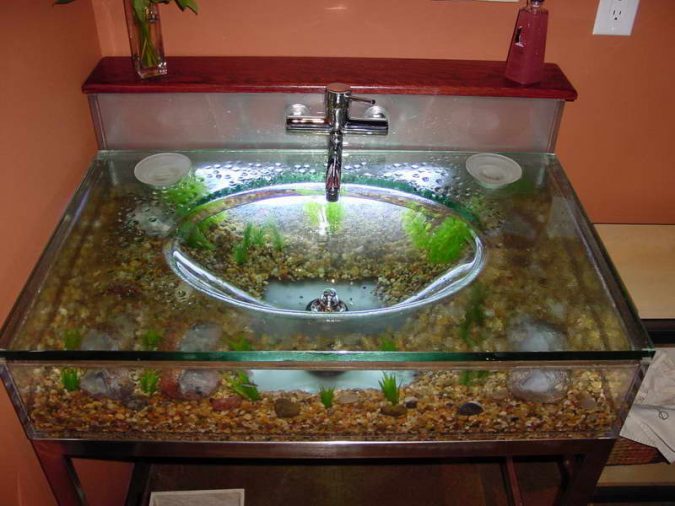 sink-aquarium-675x506 Top 10 Modern Bathroom Sink Design Ideas