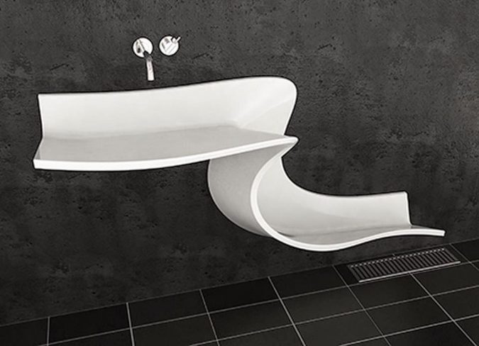 slide-bathroom-sink3-675x488 Top 10 Modern Bathroom Sink Design Ideas