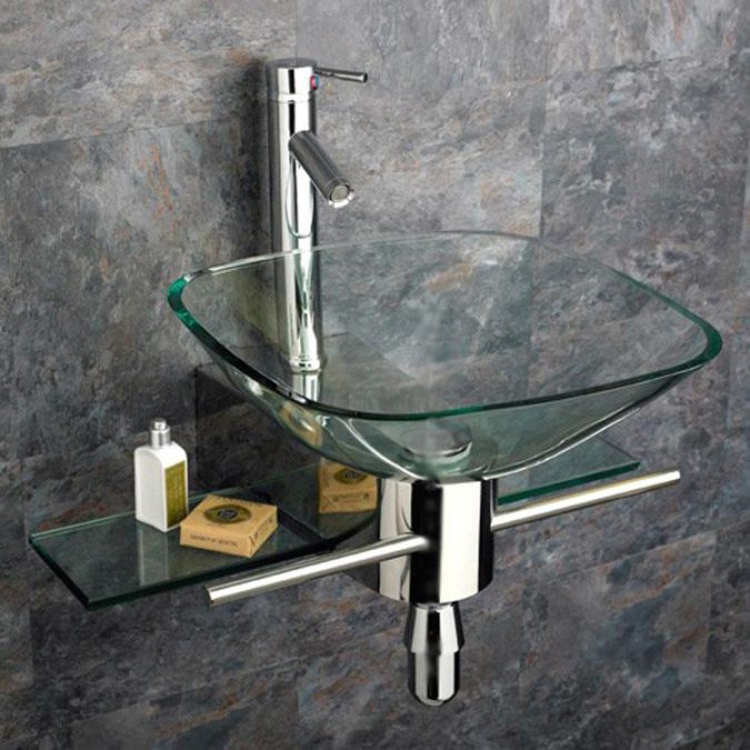 square-glass-sink2-675x675 Top 10 Modern Bathroom Sink Design Ideas