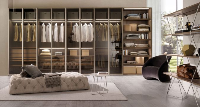 Most Stylish 6 Bedroom Wardrobes Design Ideas 13 transparent glass wardrobe2 Most Stylish 6 Bedroom Wardrobes Design Ideas - 13
