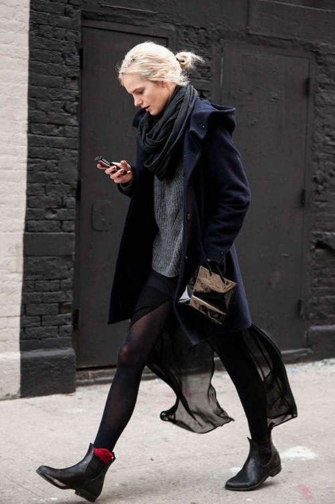 5 Stylish Women Shoe Trends 30 woman wearing chelsea boots3 5 Stylish Women Shoe Trends - 30