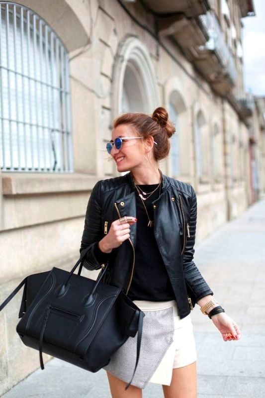 women-leather-jackets-2017-18 80+ Most Stylish Leather Jacket Trends for Women (Updated List)