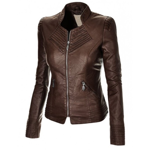 women-leather-jackets-2017-3 80+ Most Stylish Leather Jacket Trends for Women (Updated List)