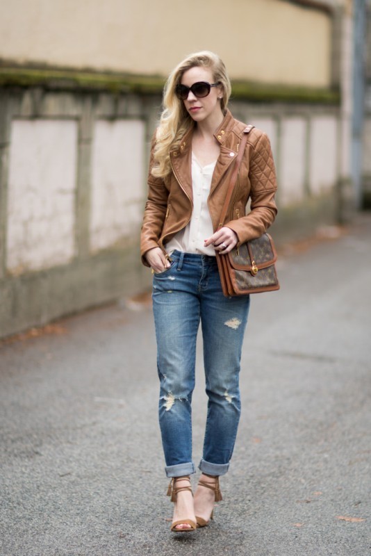 women-leather-jackets-2017-34 80+ Most Stylish Leather Jacket Trends for Women (Updated List)