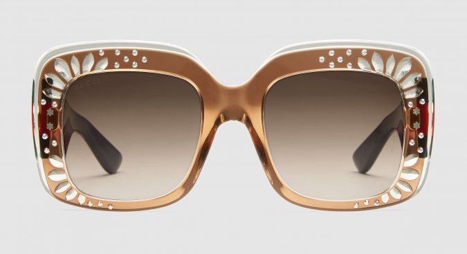 434038 J0740 2721 001 100 0000 Light Oversize square frame rhinestone sunglasses 20+ Best Eyewear Trends for Men and Women - 40