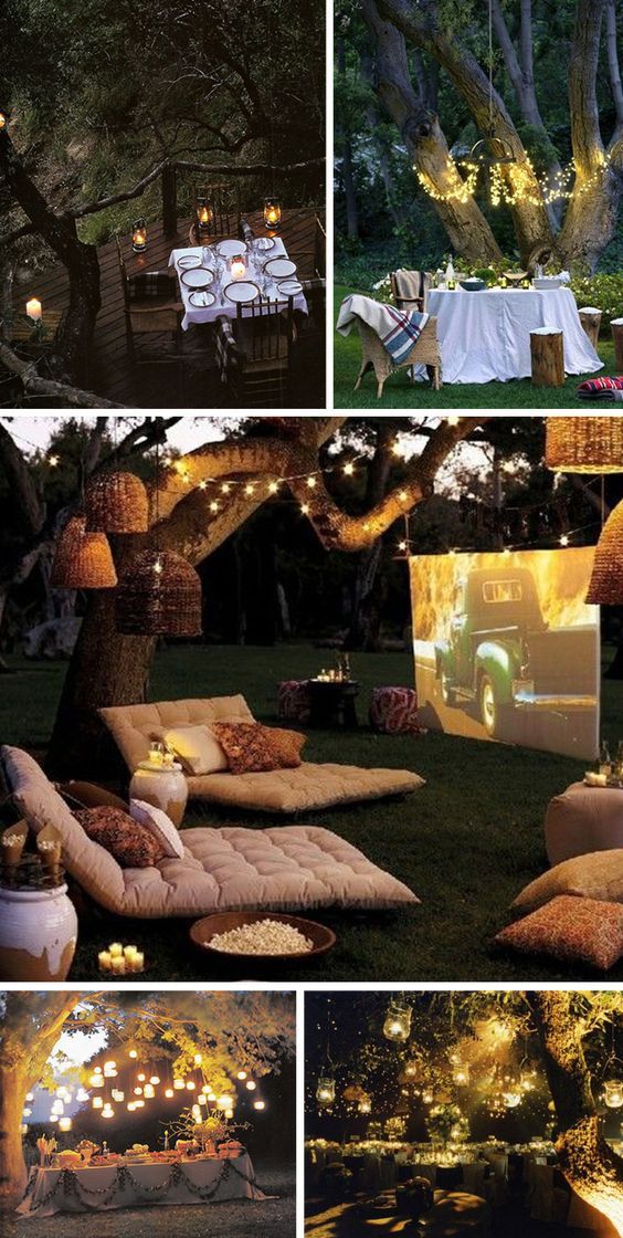 10 Hottest Outdoor Wedding Ideas 41 A Backyard Movie4 10 Hottest Outdoor Wedding Ideas - 41