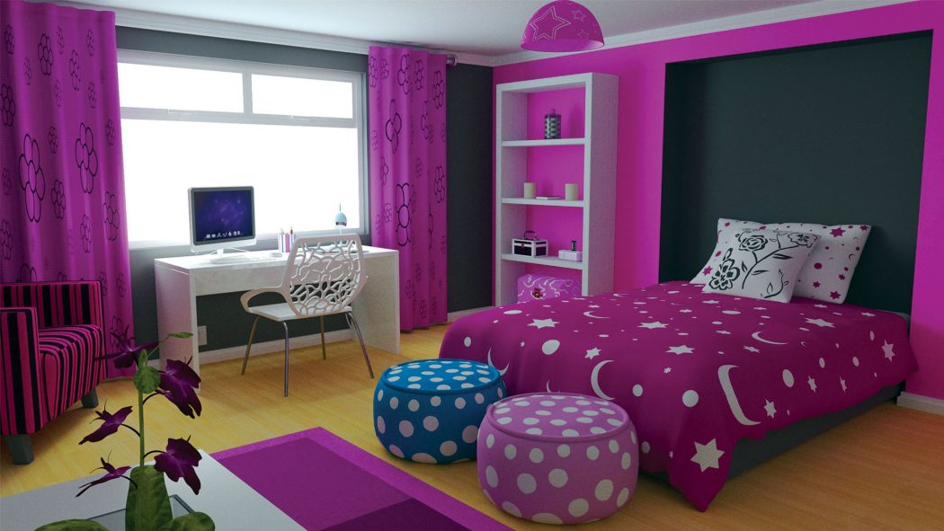 Top 5 Girls’ Bedroom Decoration Ideas 30 A Corner For Assignments5 Top 5 Girls’ Bedroom Decoration Ideas - 30