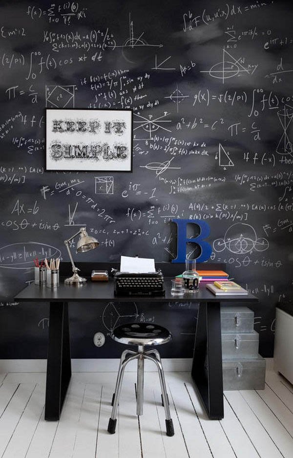 Chalkboard Walls3 8 Highest Rated Office Decoration Designs - 24