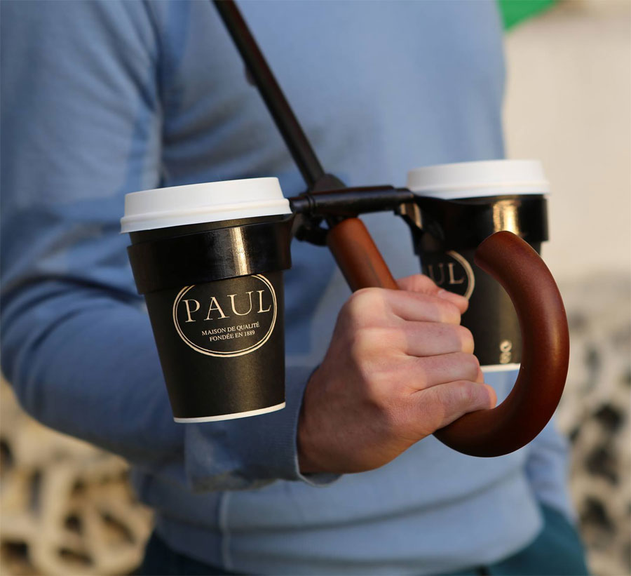 Coffee Holder Umbrella1 15 Unusual Umbrellas Design Ideas - 8