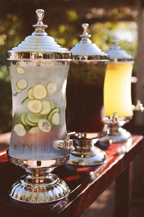 10 Hottest Outdoor Wedding Ideas 27 Drink Coolers3 10 Hottest Outdoor Wedding Ideas - 27
