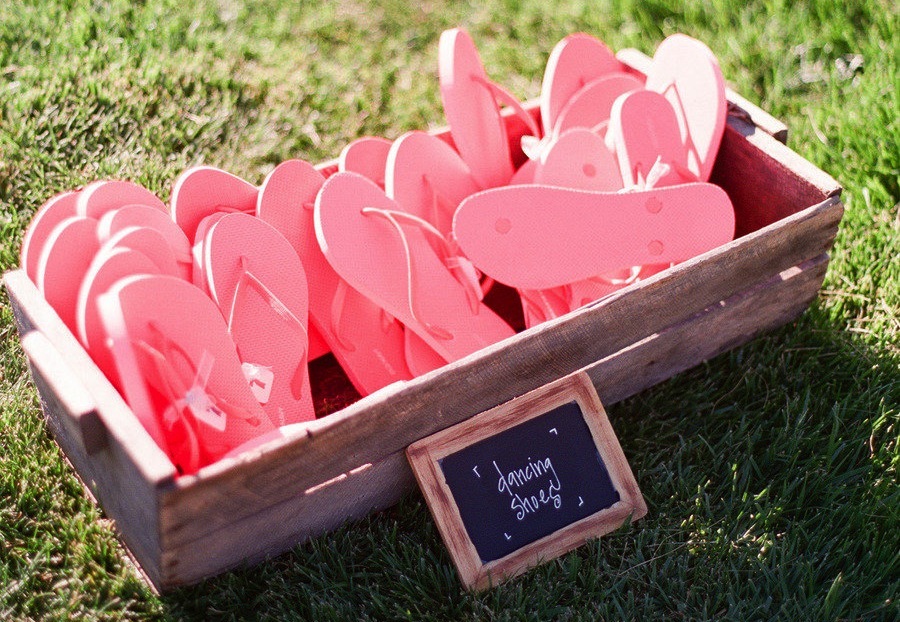 10 Hottest Outdoor Wedding Ideas 34 Flip Flops1 10 Hottest Outdoor Wedding Ideas - 34