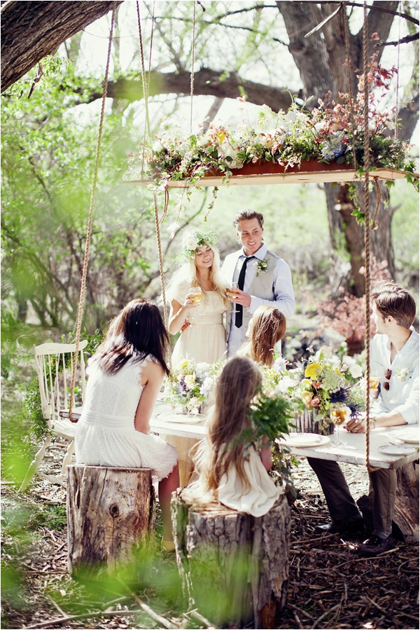 Hanging Tables3 10 Hottest Outdoor Wedding Ideas - 20