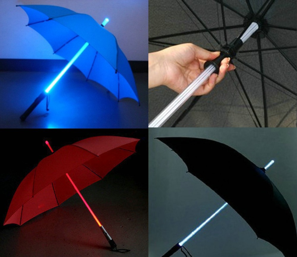 Light-Saber-Umbrella2 15 Unusual Umbrellas Design Ideas