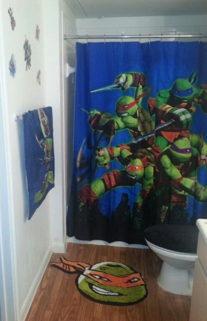 Ninja-Turtles-bathroom-rub-675x1047 25+ Cutest Kids Bathroom Rugs for 2021