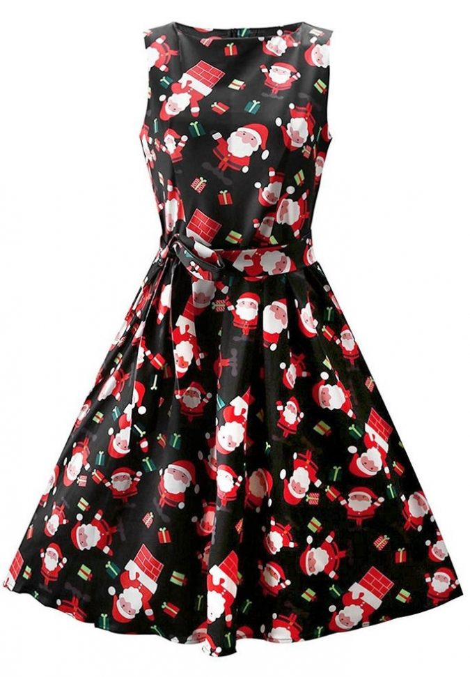 OUGES Sleeveless Fit and Flare Party Cocktail Dress 1 7 Stellar Christmas Gifts for Your Woman - 6