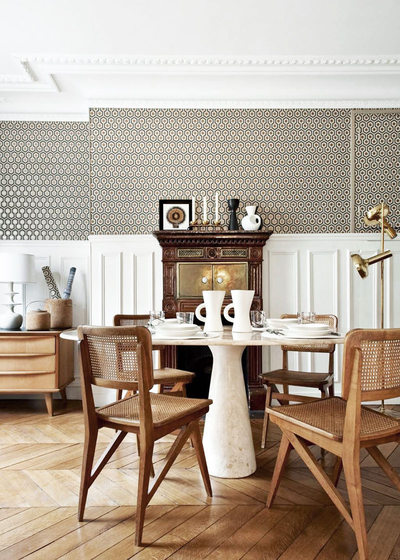 15+ Best Luxurious and Modern Dining Room Design 13 Parisian Café Inspired Dining Room7 15+ Best Luxurious and Modern Dining Room Design - 13