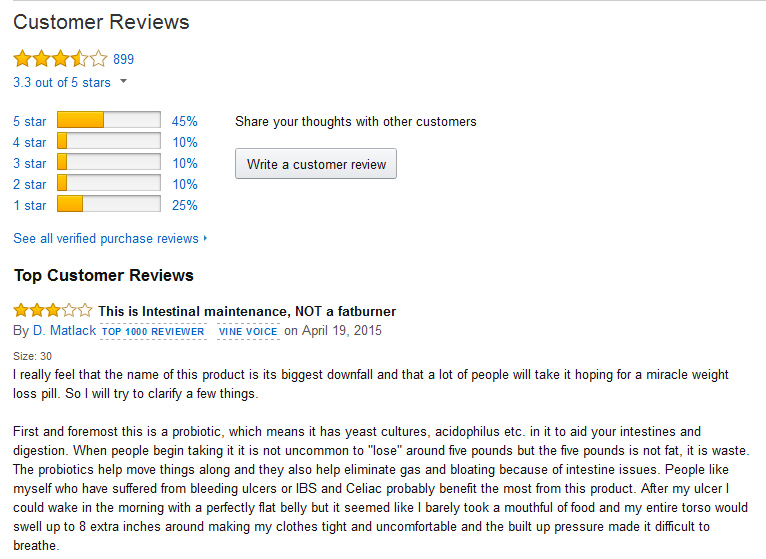 probioslim amazon reviews