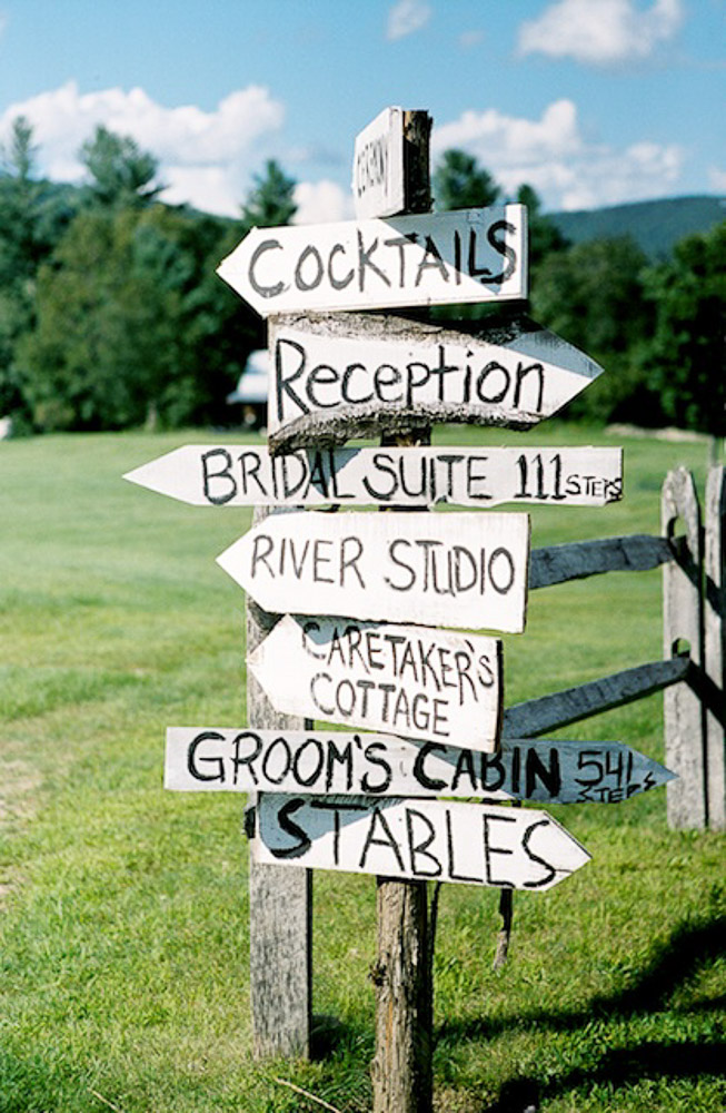 10 Hottest Outdoor Wedding Ideas 6 Signposts1 10 Hottest Outdoor Wedding Ideas - 6