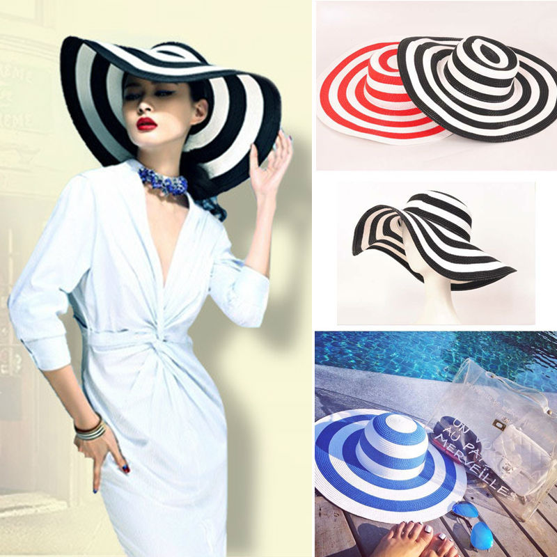 Striped Straw Hats1 10 Women’s Hat Trends For Summer - 6