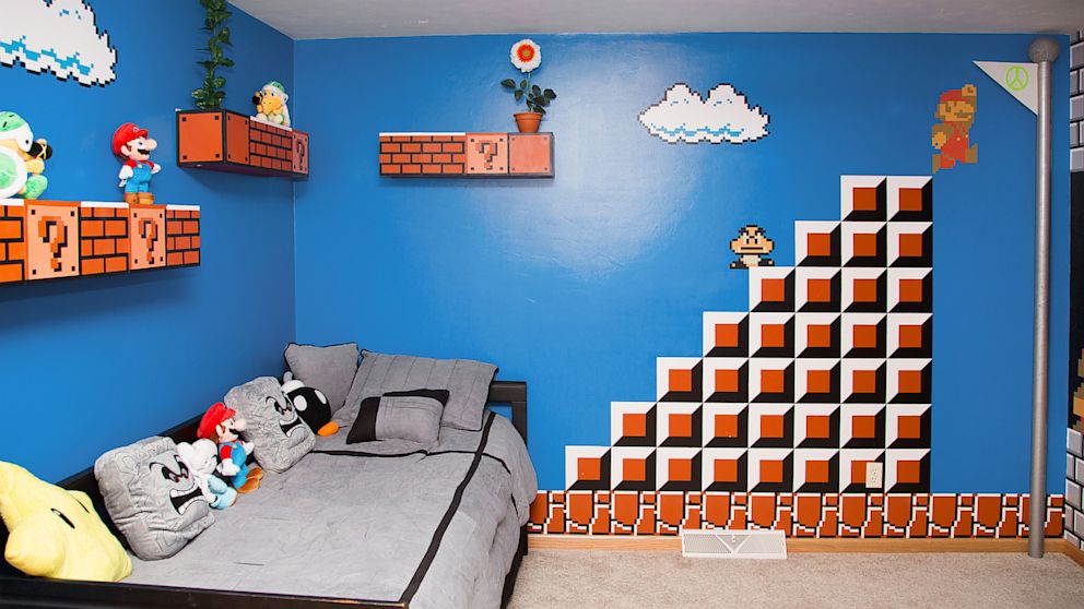 Super-Mario-Room 25+ Most Fabulous Kid’s Bedrooms Design Ideas in 2020