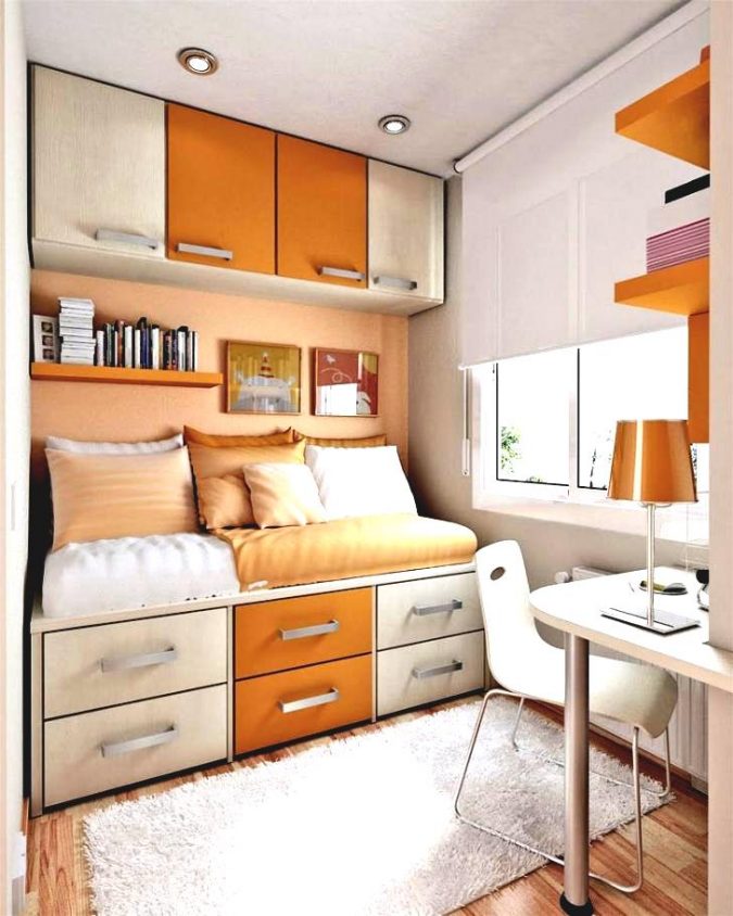 25+ Elegant Orange Bedroom Decor Ideas