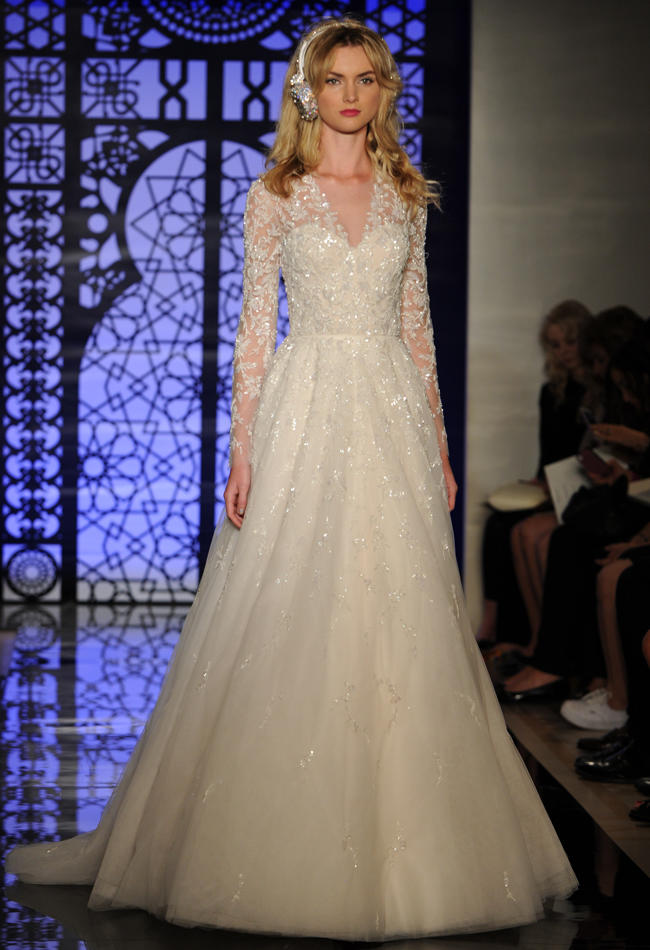 wedding-dress-Reem-Acra +25 Wedding dresses Design Ideas for a Gorgeous-looking Bride in 2020