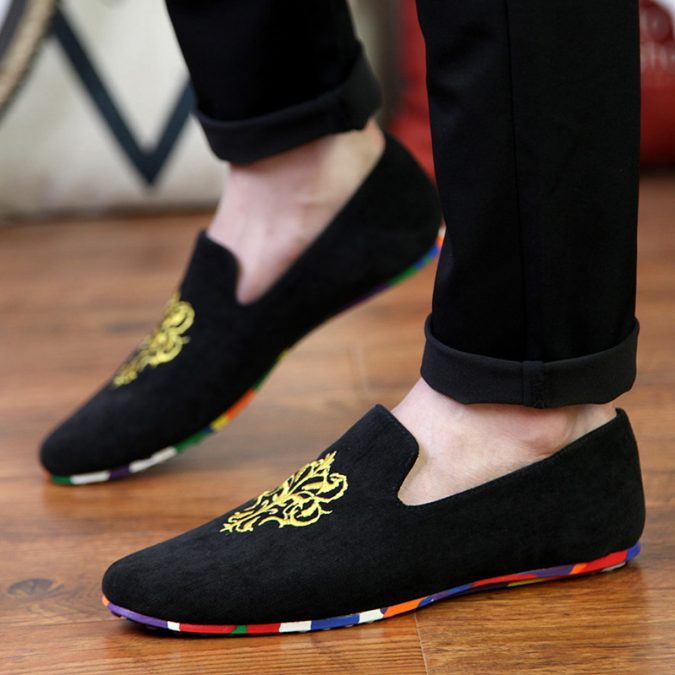 A pair of slippers2 10 Most Stylish Outfits for Guys in Summer - 24