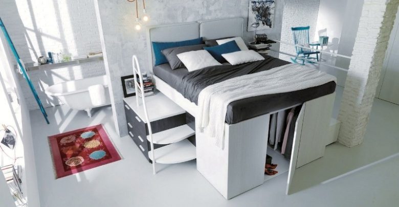 Container bed 83 Creative & Smart Space-Saving Furniture Design Ideas - Interiors 147