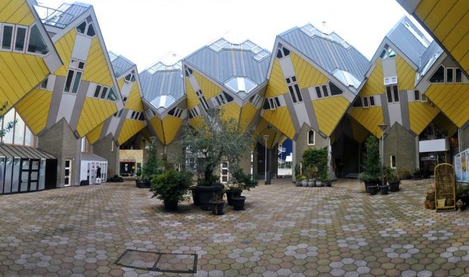 Cubic-Houses-Netherlands-675x399 15 Most Creative Building Designs in The World in 2022
