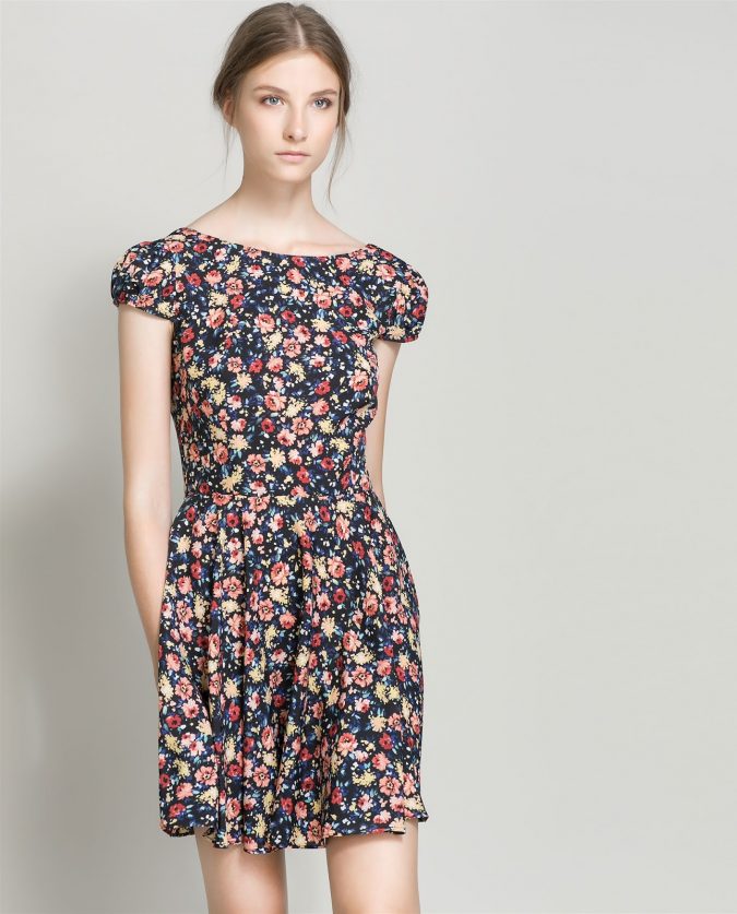 Floral Dress +40 Elegant Teenage Girls Summer Outfits Ideas - 33