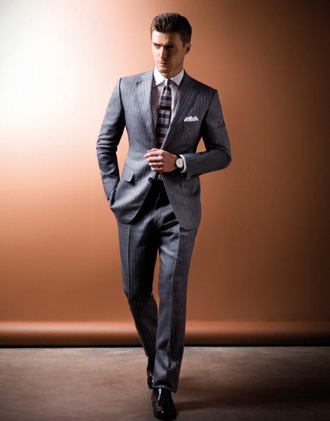 Gray linen Suit2 14 Splendid Wedding Outfits for Guys - 14