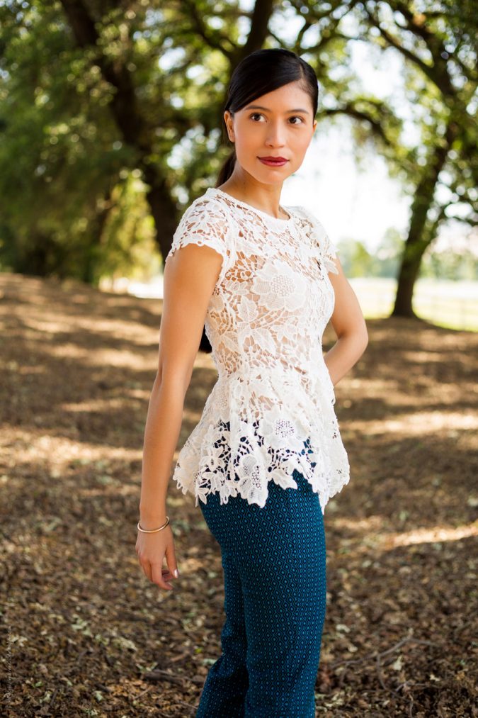 Lace Top Spring Office Outfit +40 Elegant Teenage Girls Summer Outfits Ideas - 50