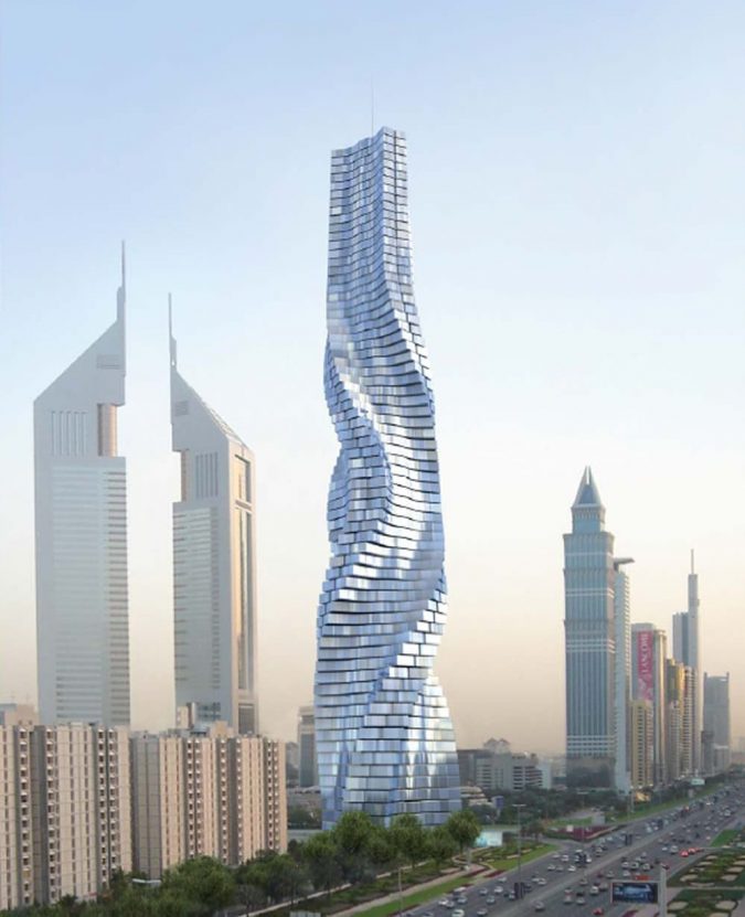 Rotating-Tower-UAE-675x831 15 Most Creative Building Designs in The World in 2022