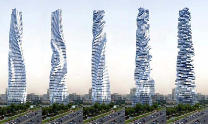 Rotating Tower UAE2 15 Most Creative Building Designs in The World - 3