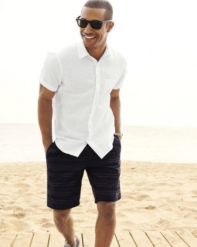 Shirt with Bermuda 10 Most Stylish Outfits for Guys in Summer - 18