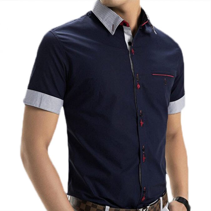 Short sleeve shirt 10 Most Stylish Outfits for Guys in Summer - 21